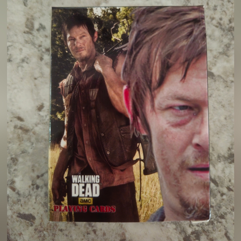 The Walking Dead AMC Daryl Dixon Playing Cards | Games, Zombies, Norman Reedus
